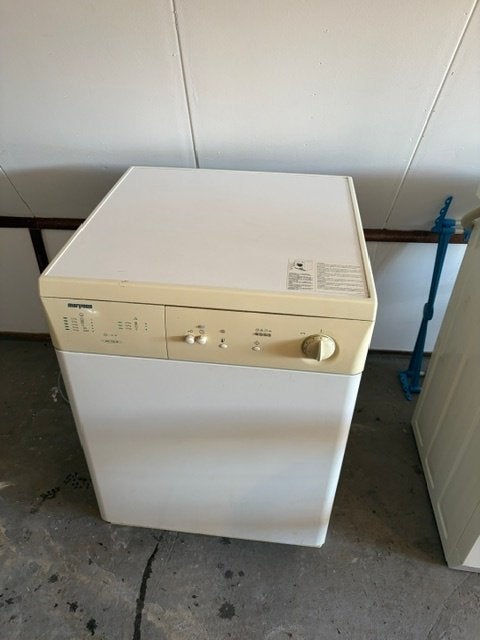 droogtrommel, Witgoed en Apparatuur, Wasdrogers, Ophalen, 6 tot 8 kg, Gebruikt, Minder dan 85 cm
