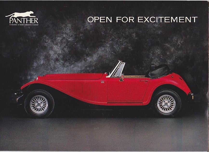 Panther Kallista brochure sportwagen auto, Ophalen of Verzenden, Zo goed als nieuw, Overige merken