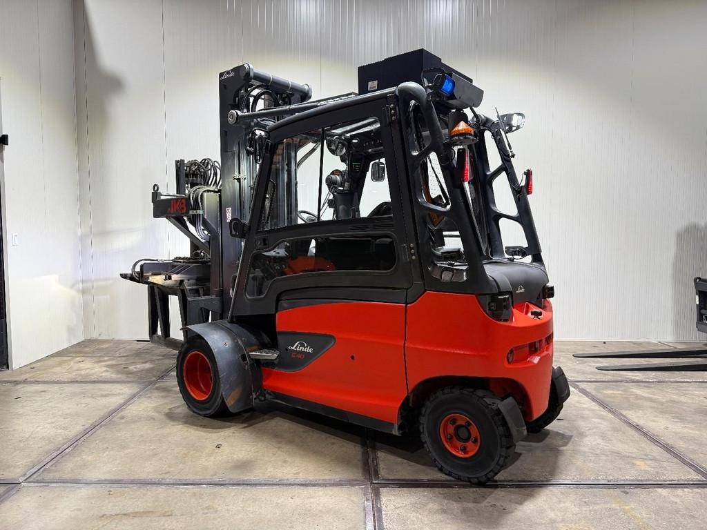 Linde E40-600 Triplex 6M Freelift 6600uur Stenenklem Freelif, Meer dan 4000 kg, Elektrisch, Heftruck, Linde