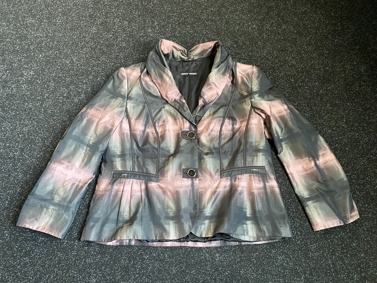 Blazer jasje, colbert. Gerry weber, Maat 42/44 (L), Zo goed als nieuw, Jasje, Meerkleurig