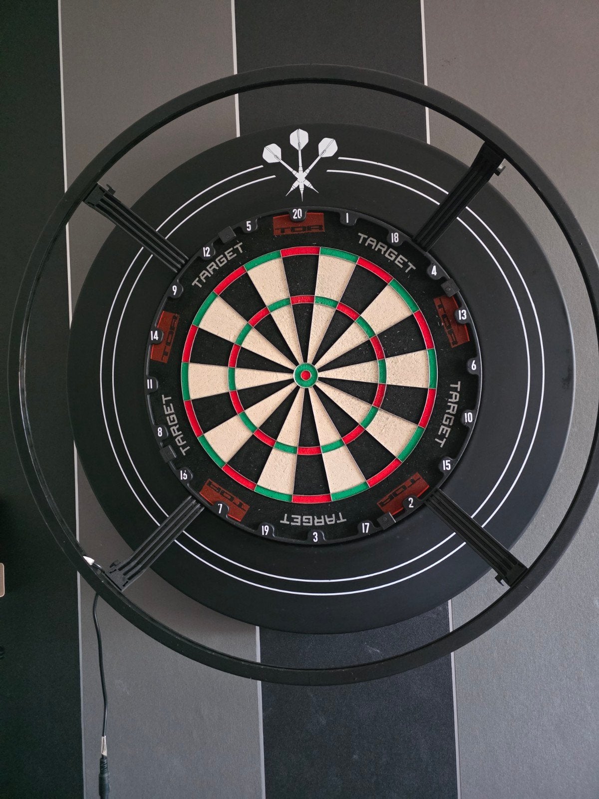 complete dartset, Sport en Fitness, Darts, Ophalen, Zo goed als nieuw