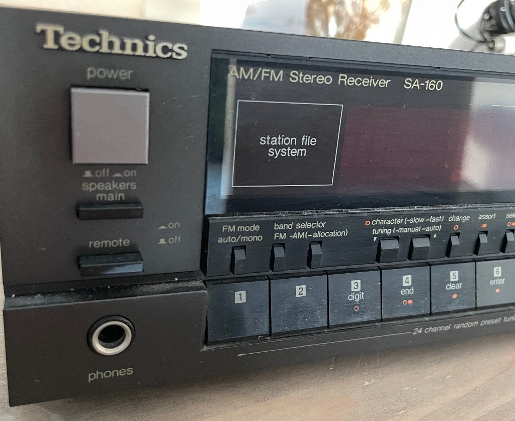 Technics SA-160 stereo-receiver/versterker 40watt - 35 euro, Gebruikt, Tuner of Radio, Losse componenten, Ophalen