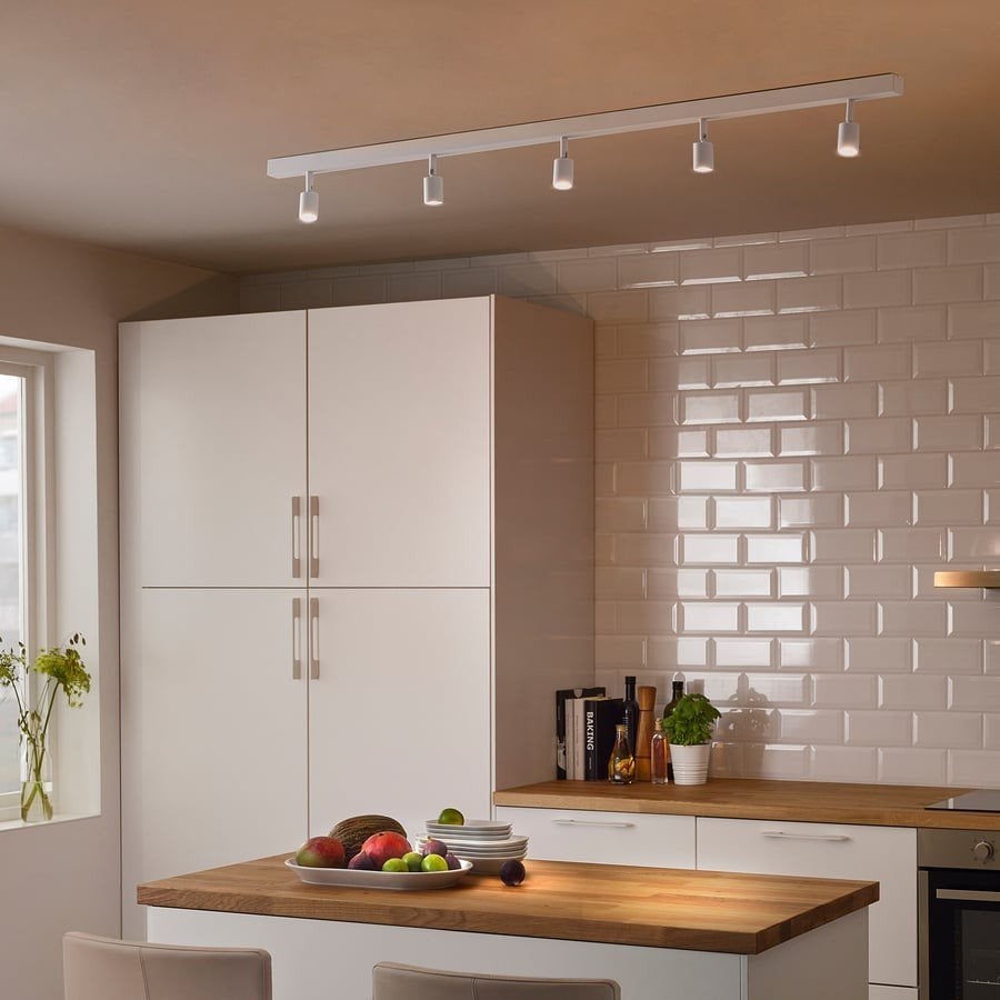 IKEA Bäve 5-spots plafondlamp - Nieuw in verpakking, Ophalen