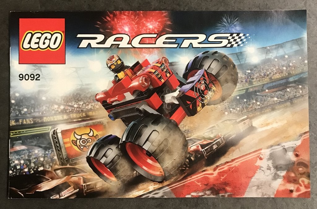 LEGO Racers Crazy Demon - 9092, Ophalen of Verzenden, Zo goed als nieuw, Lego, Racers
