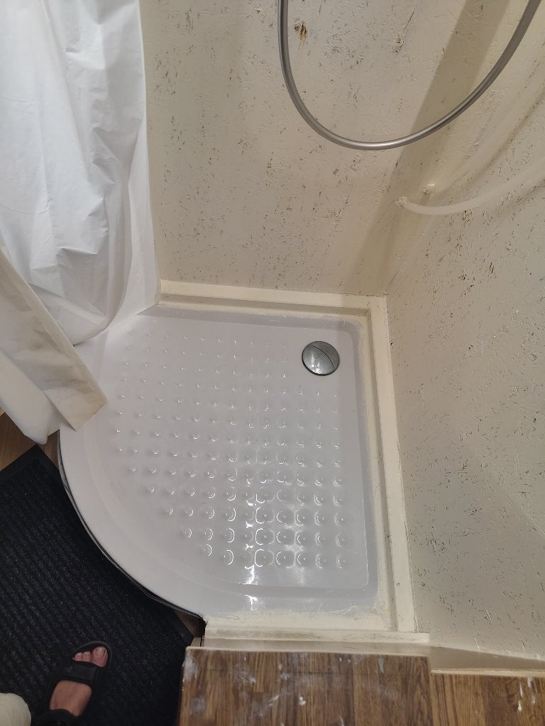 Te koop Nood/tijdelijke/zwembad douche, Ophalen, Gebruikt, Chroom, Douche