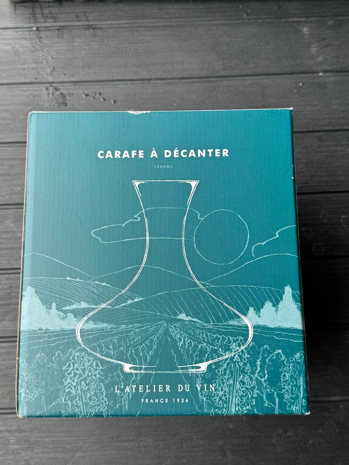 L'Atelier du Vin karaf à décanter 1200ml, Nieuw, Ophalen of Verzenden, Overige merken, Glas