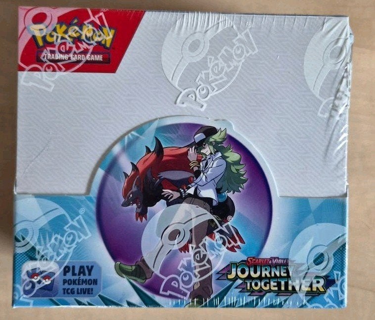 Pokémon Journey Together Boosterbox, Ophalen of Verzenden, Nieuw, Boosterbox, Foil