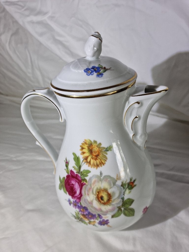 vintage 3 koffiekannen en 1 theekan, Ophalen, Zo goed als nieuw, Porselein, Overige typen