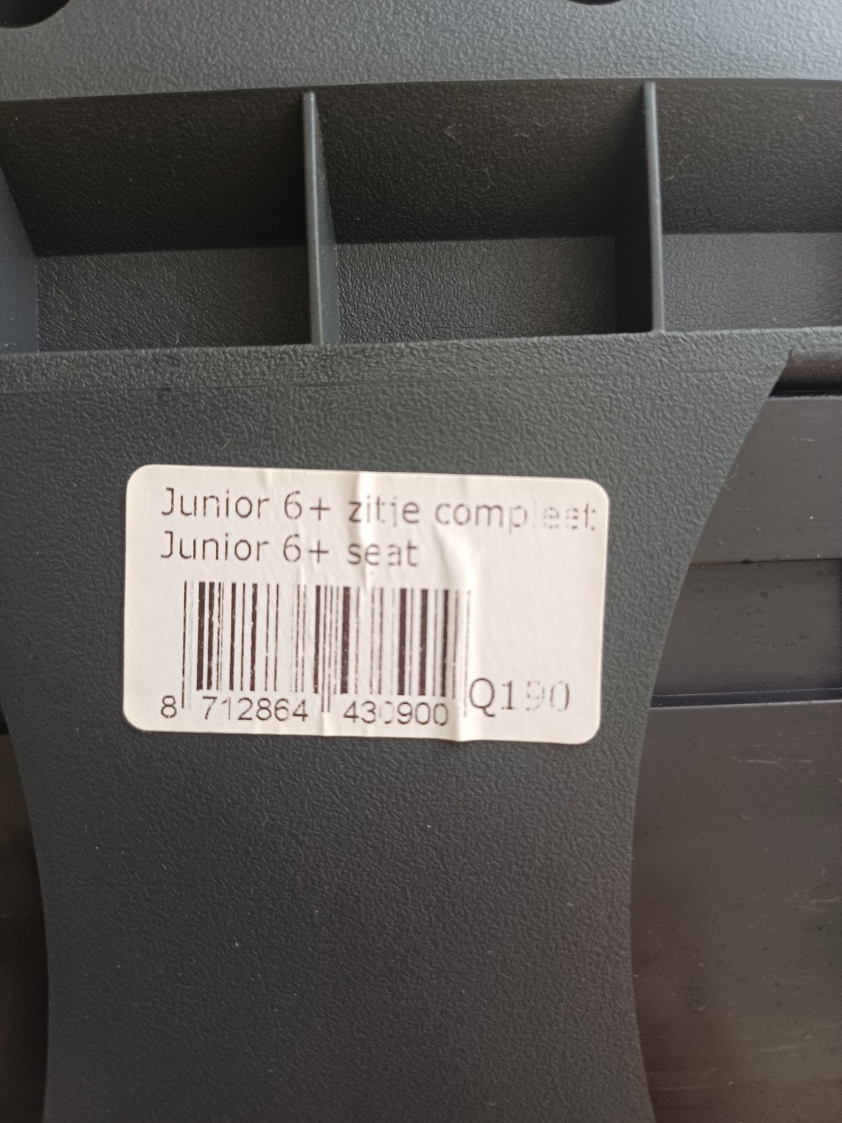 Qibbel Junior 6+ Achterzitje - Max. 35 kg, Fietsen en Brommers, Fietsaccessoires | Fietsstoeltjes, Ophalen, Gebruikt, Achterzitje