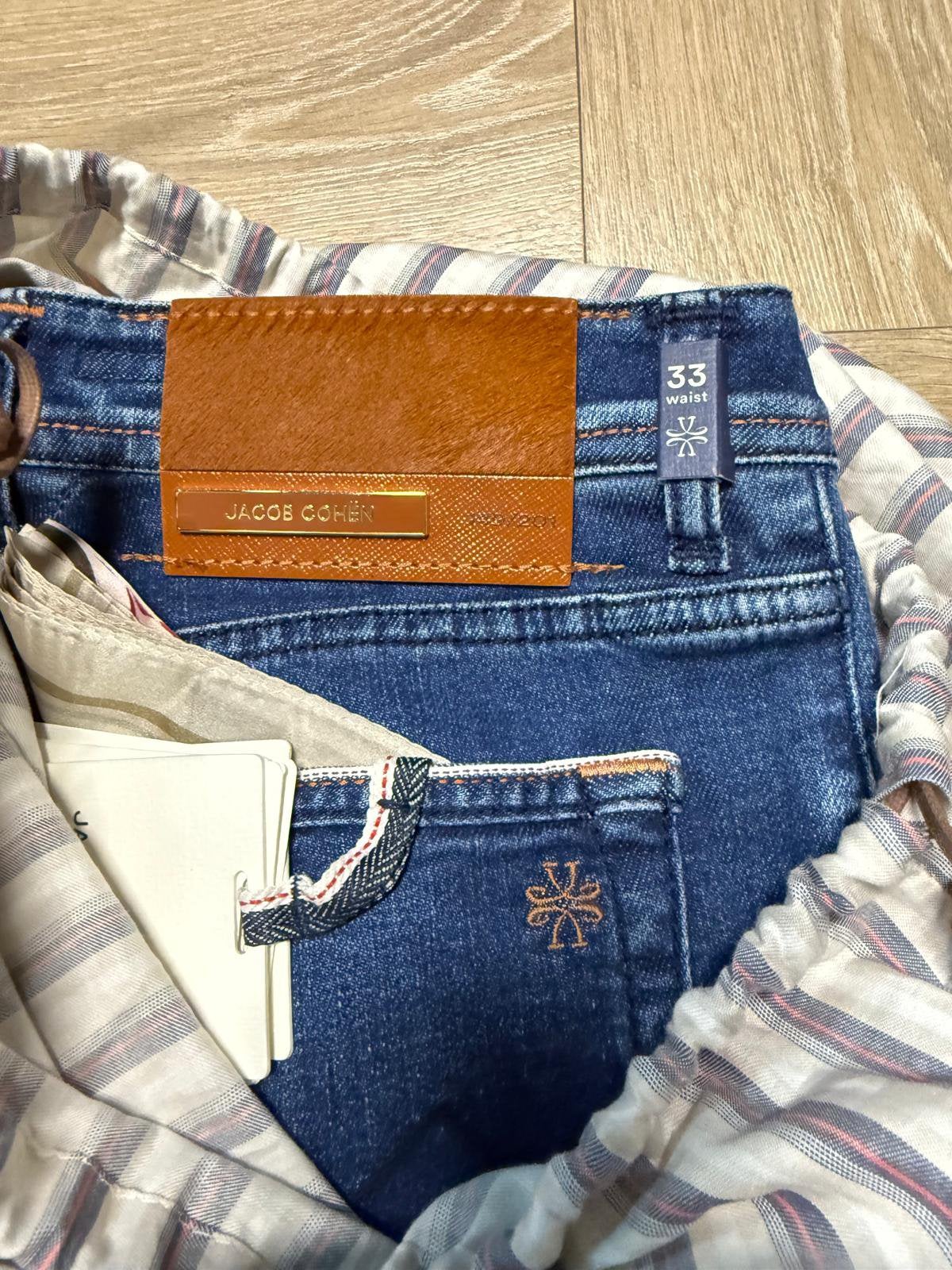 Limited Edition R O L E X 33 Jacob Cohen jeans NIEUW, Verzenden, Nieuw, Blauw, W33 - W34 (confectie 48/50)