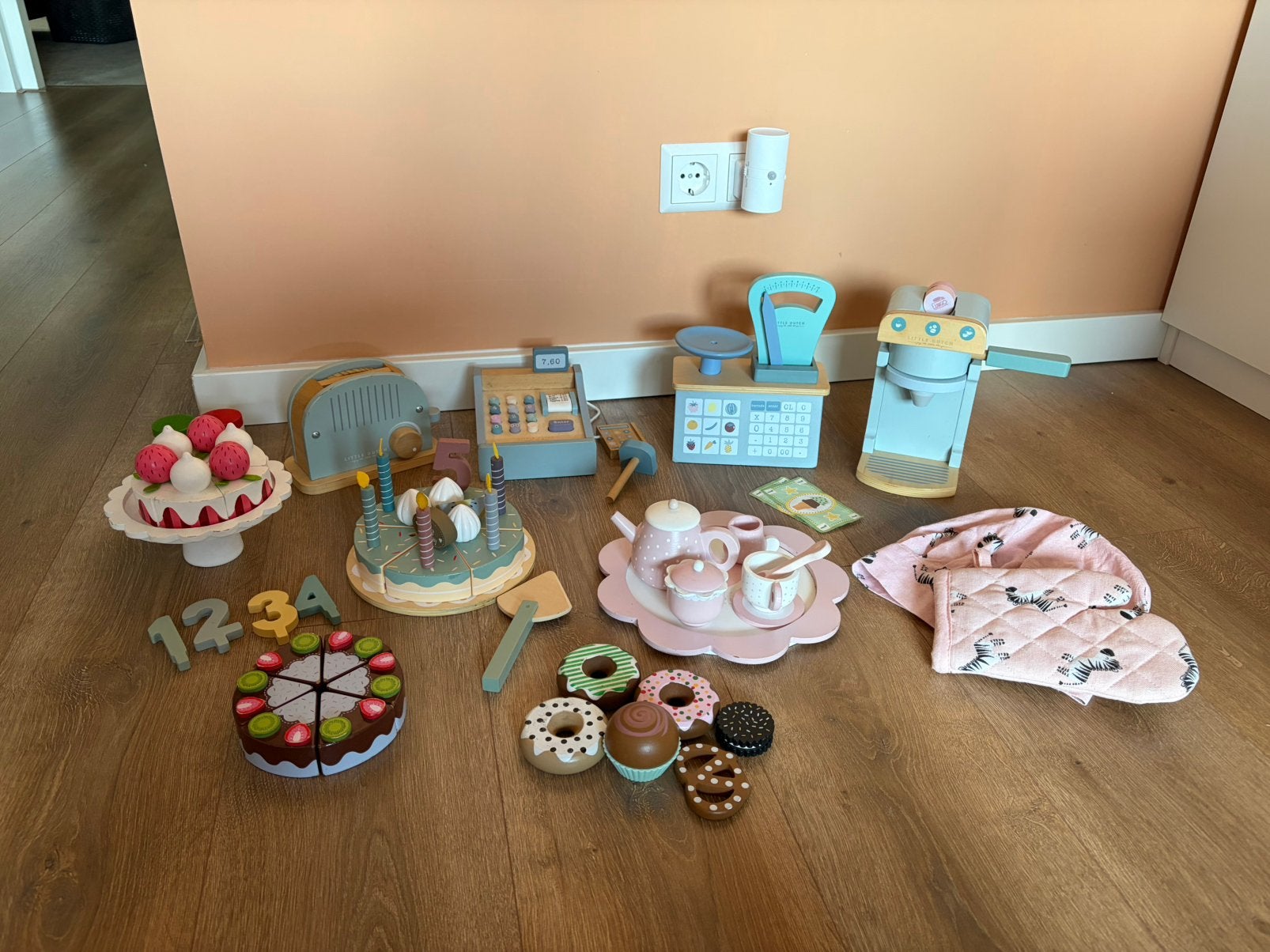 Little dutch houten speelgoed grote set, Kinderen en Baby's, Ophalen of Verzenden, Gebruikt