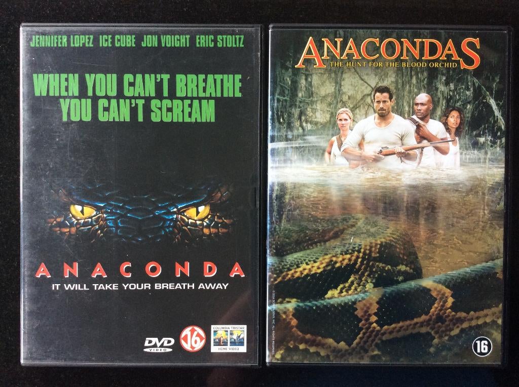 Anaconda & Anacondas DVD, Vanaf 16 jaar, Ophalen of Verzenden, Zo goed als nieuw, Overige genres