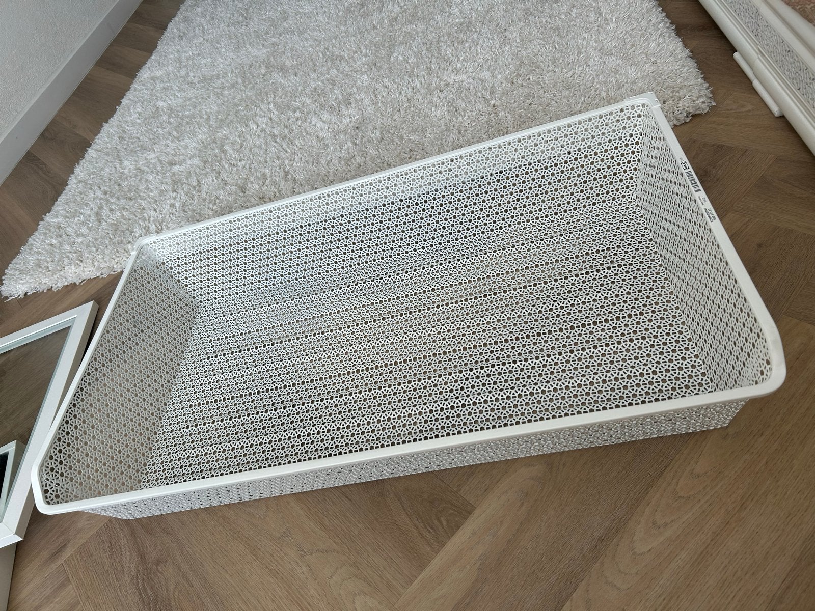 IKEA pax komplement fijndraadmand met uittrekrail 100x58 cm, Huis en Inrichting, Ophalen, Mand, Met opbergruimte, Zo goed als nieuw