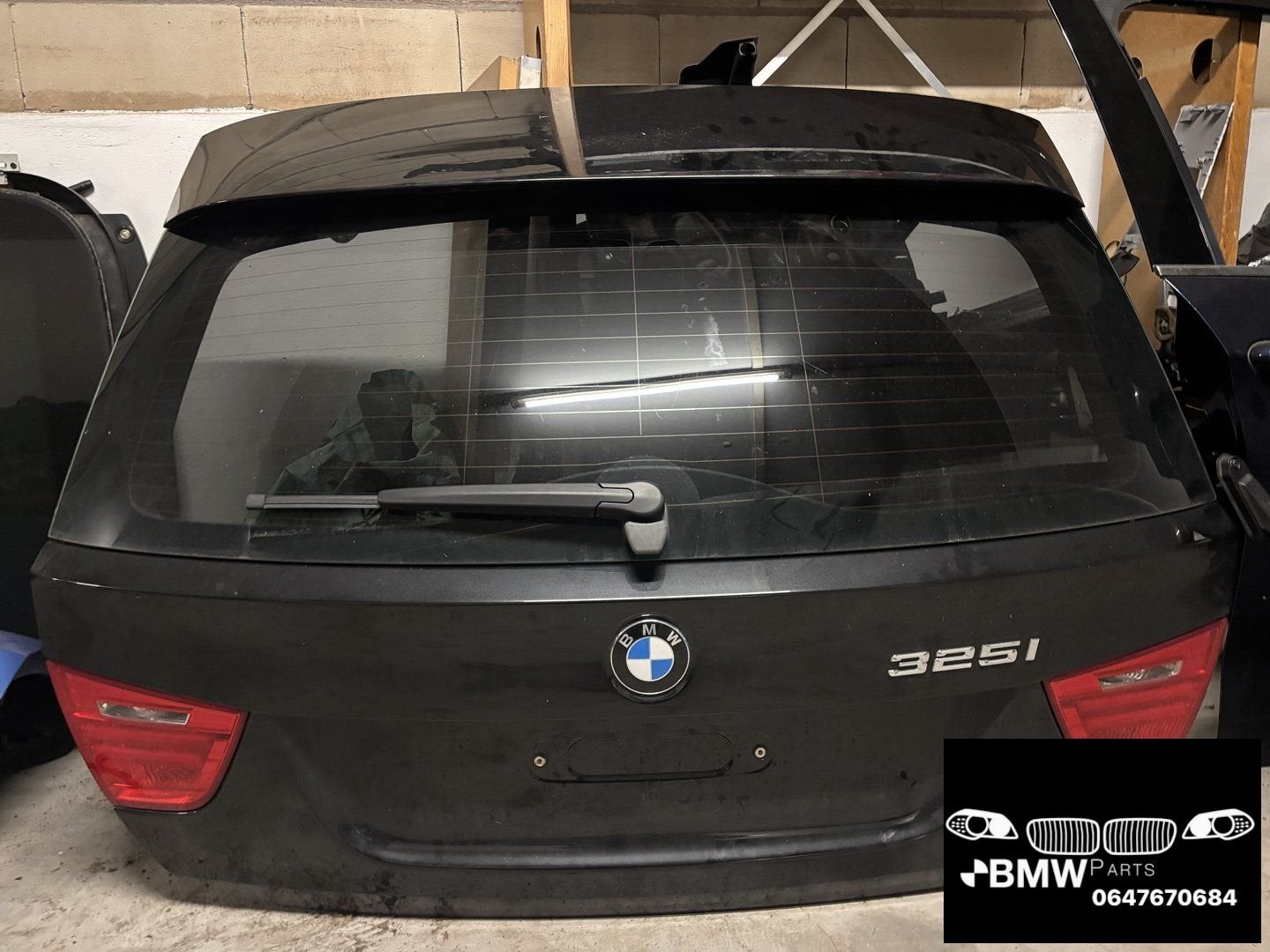 Kofferklep Bmw 3-Serie touring E91 LCI zwart 475, Gebruikt, Ophalen of Verzenden, -, Achterklep