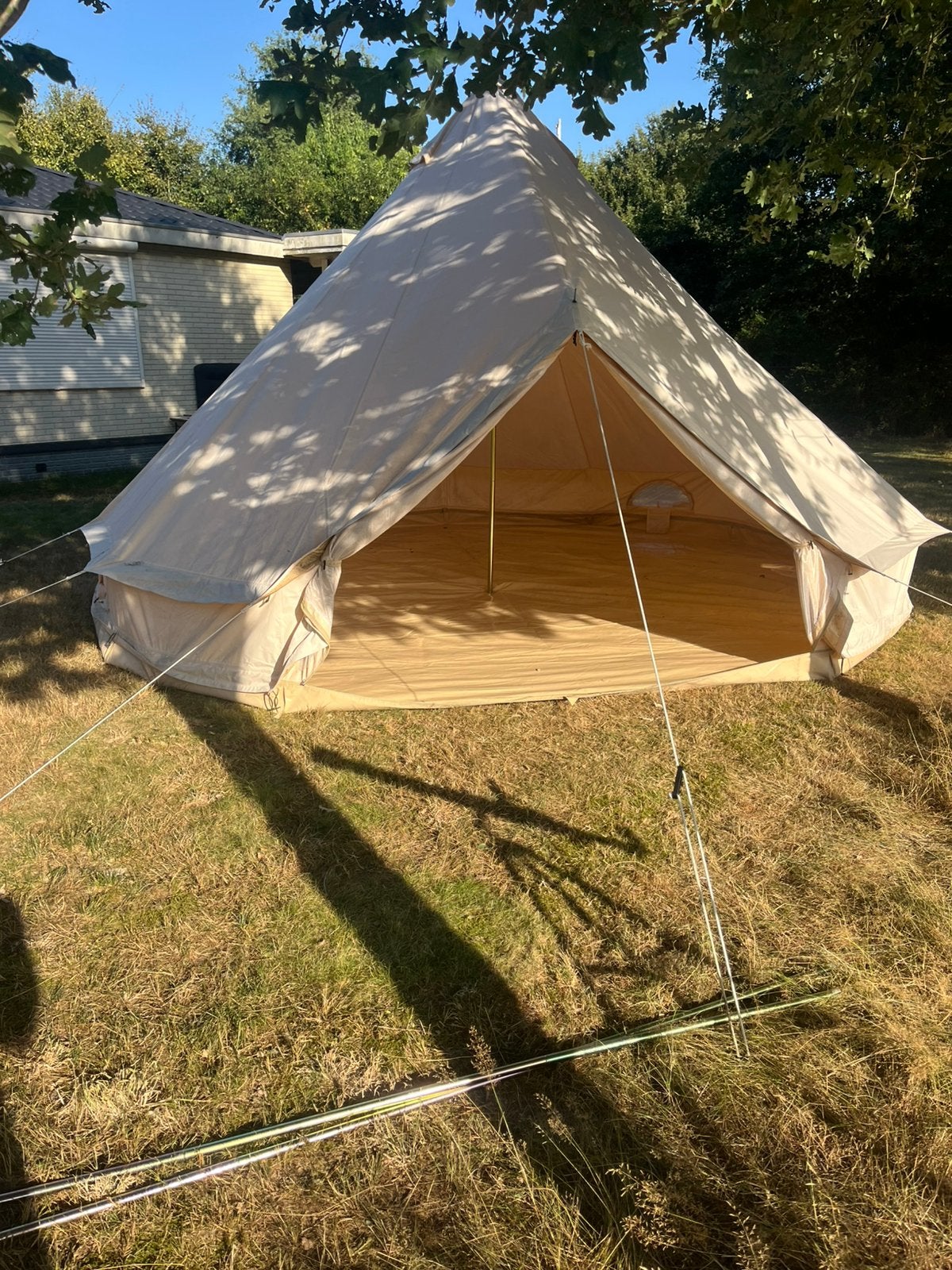 Bell tent 500, Caravans en Kamperen, Tenten, Ophalen, Gebruikt, Tot en met 6