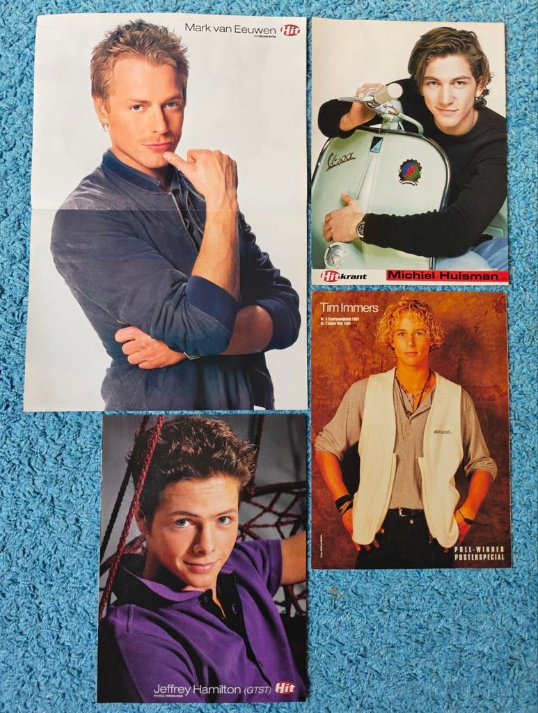 GTST acteurs posters hitkrant, Verzamelen, Posters, Nieuw, Film en Tv, Rechthoekig Staand, Ophalen of Verzenden