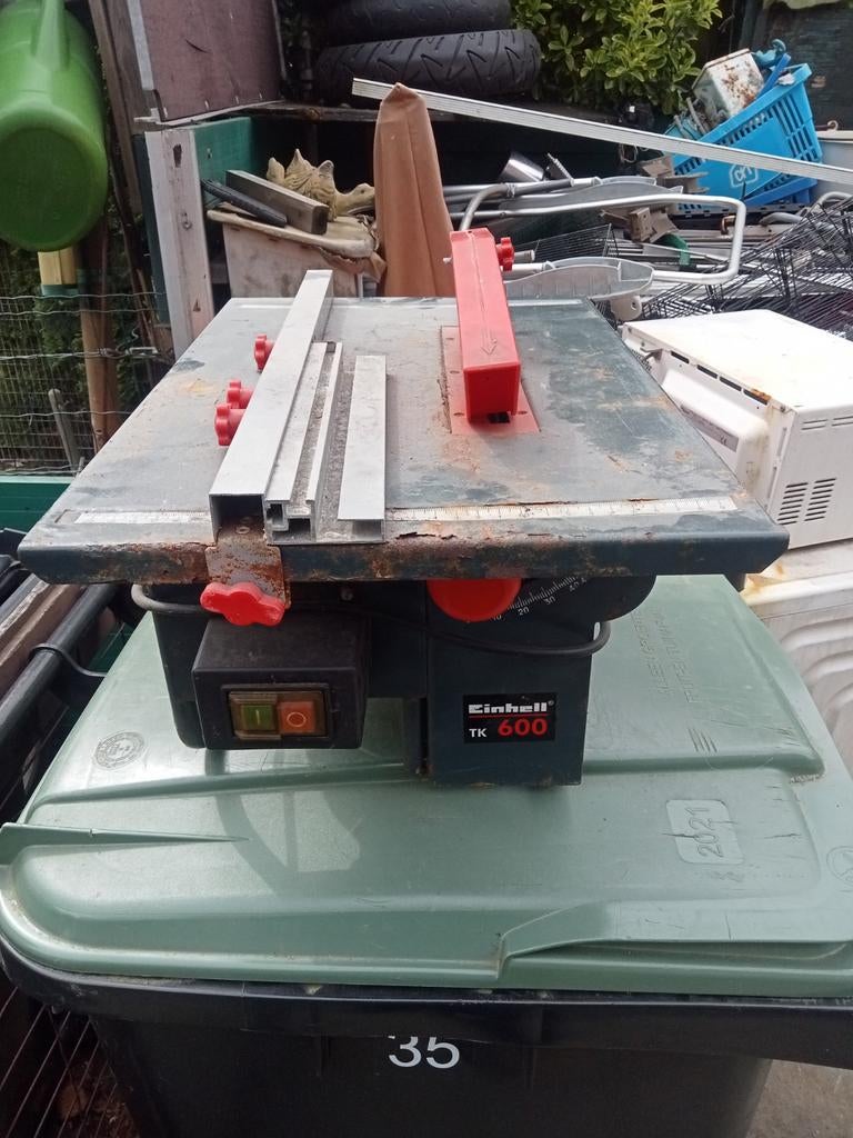 Einhell TK 600 Tafelzaag - Goede staat, Doe-het-zelf en Verbouw, Gereedschap | Zaagmachines, Gebruikt, Cirkelzaag, Ophalen of Verzenden