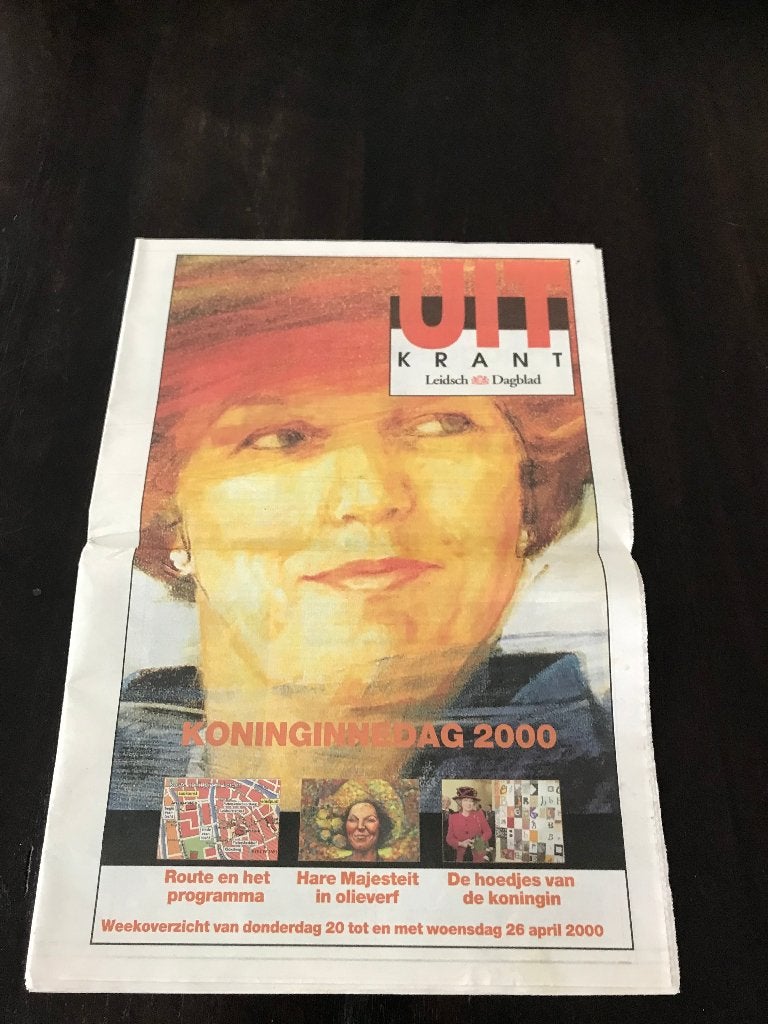 Leidsch Dagblad  Uitkrant Koninginnedag 2000, Verzamelen, Ophalen of Verzenden, 1980 tot heden, Krant