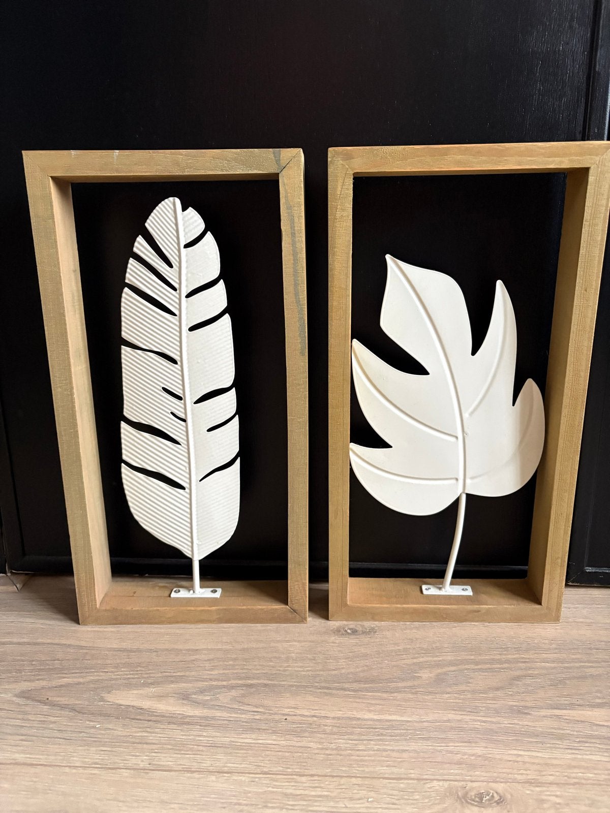Decoratieve lijstjes met bladmotief, Hout, Meerkleurig, Decoratieobject, Ophalen of Verzenden