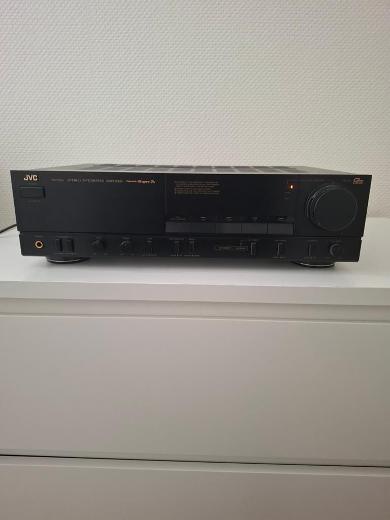 JVC AX-555 super-A versterker 2x90w RMS, JVC, Ophalen of Verzenden, Zo goed als nieuw, 60 tot 120 watt
