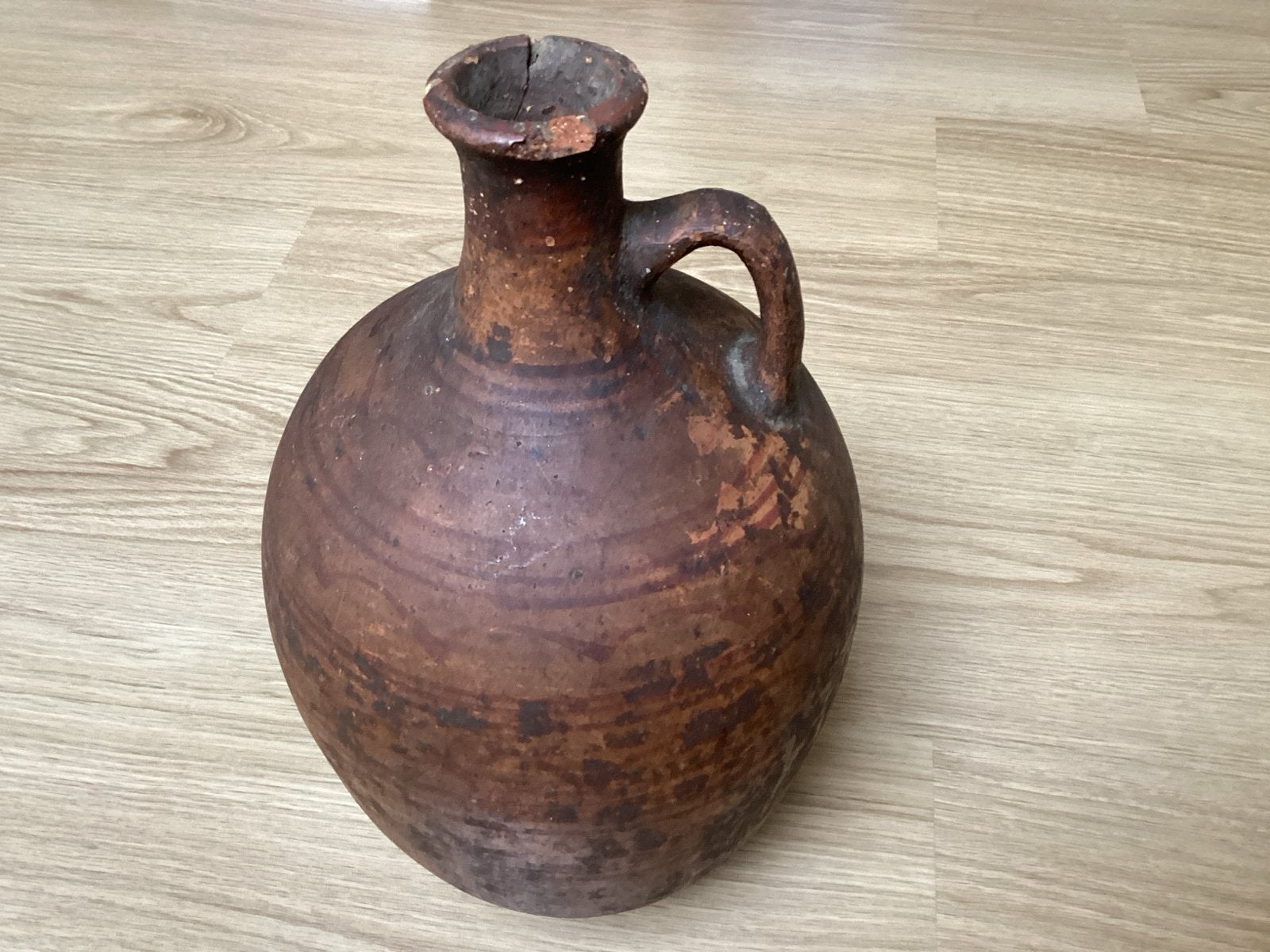 Antieke Aardenwerk Kruik - Rustiek en Charmant, Ophalen