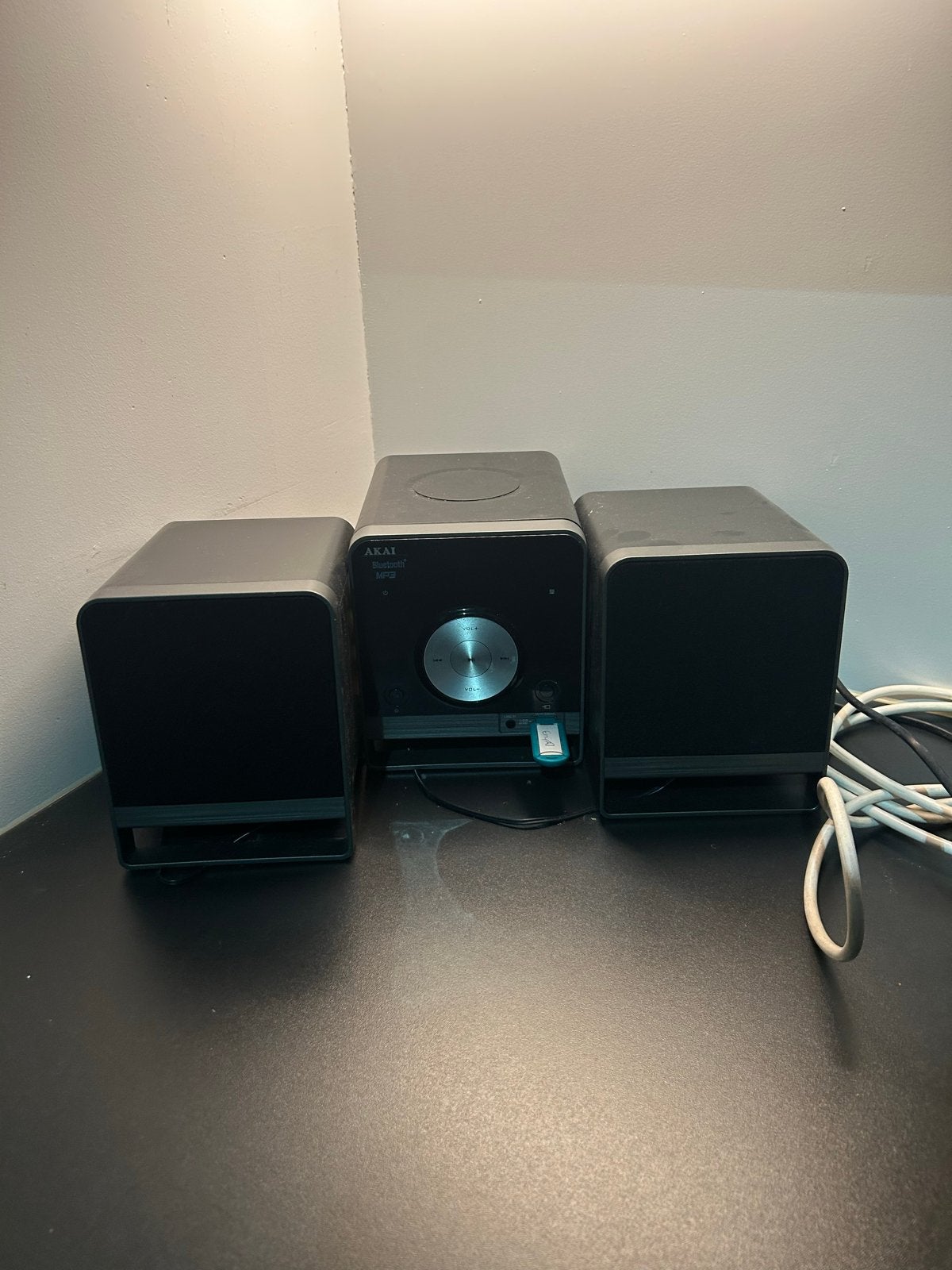 Akai Radio CD Speler met Speakers - Ophalen in Nieuwkoop, Ophalen, Gebruikt, Microset, Akai