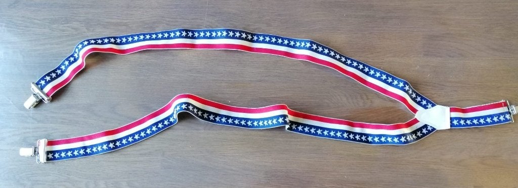 Bretels USA, Ophalen of Verzenden, Zo goed als nieuw, Carnaval, Accessoires
