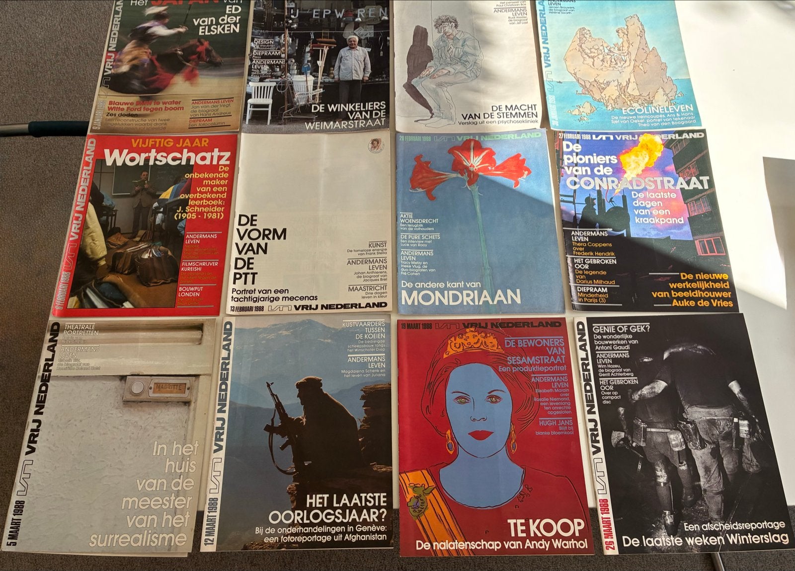 Vrij Nederland Kranten 1988 | Complete Jaargang, Ophalen of Verzenden, Gelezen, Krant