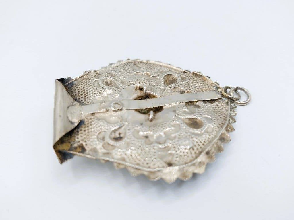 Friese zilveren hanger, boekstuk, A.G. Kijlstra, Drachten, Antiek en Kunst, Verzenden, Zilver