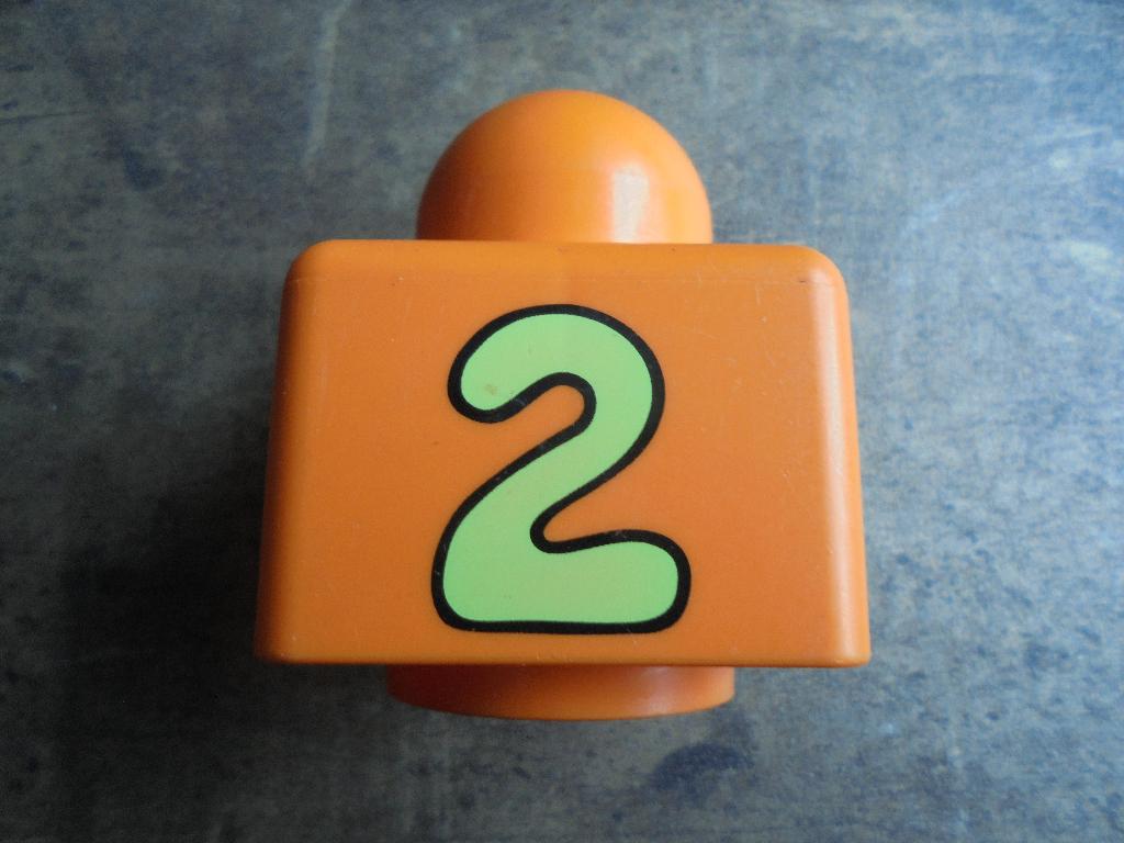 Lego Primo Brick 1x1 with Print (zie foto's), Ophalen of Verzenden, Gebruikt, Losse stenen, Lego Primo