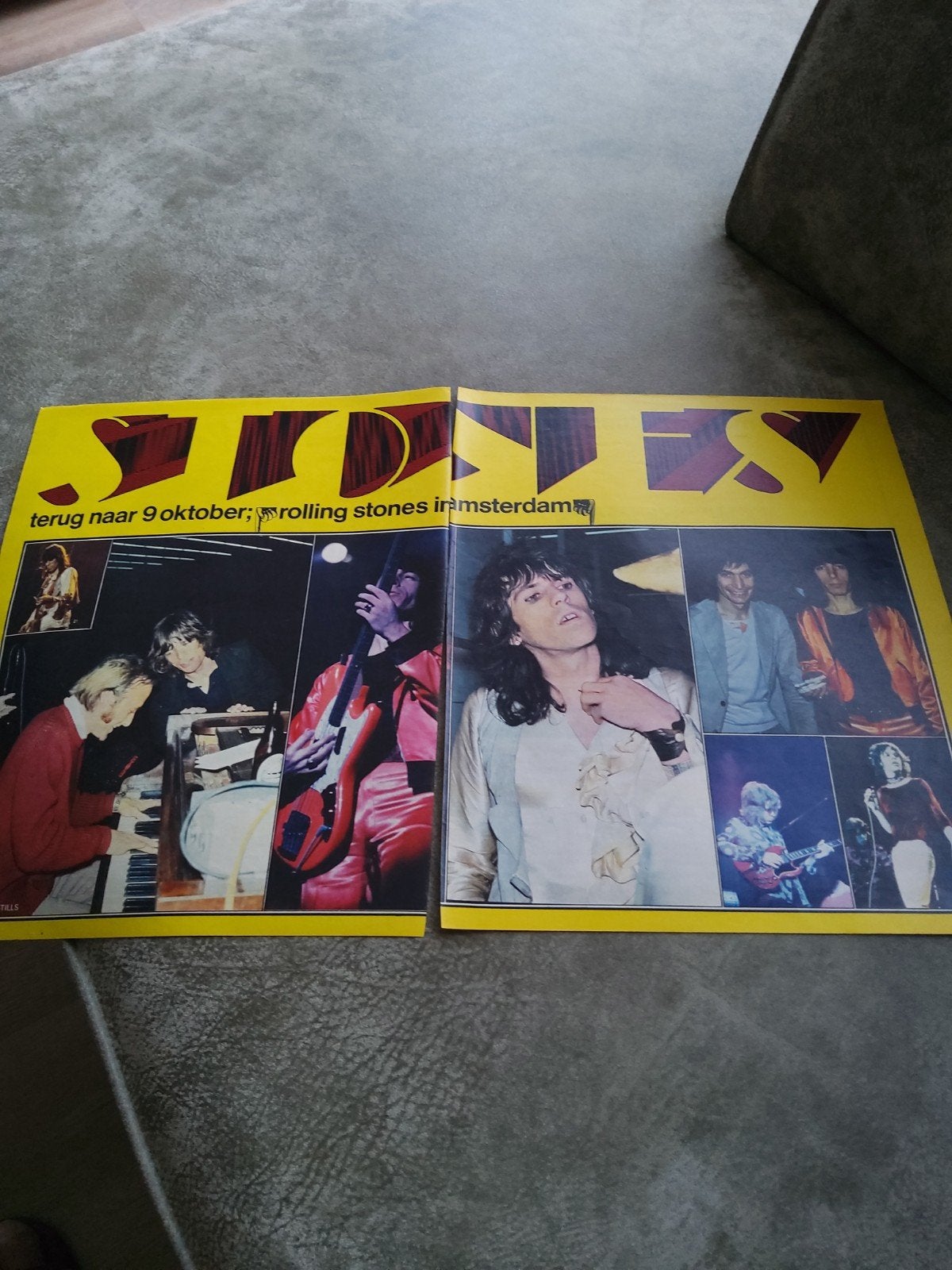 The Rolling Stones:  Rai Amsterdam 9 okt muziek expres, Ophalen of Verzenden, Gebruikt, Boek, Tijdschrift of Artikel