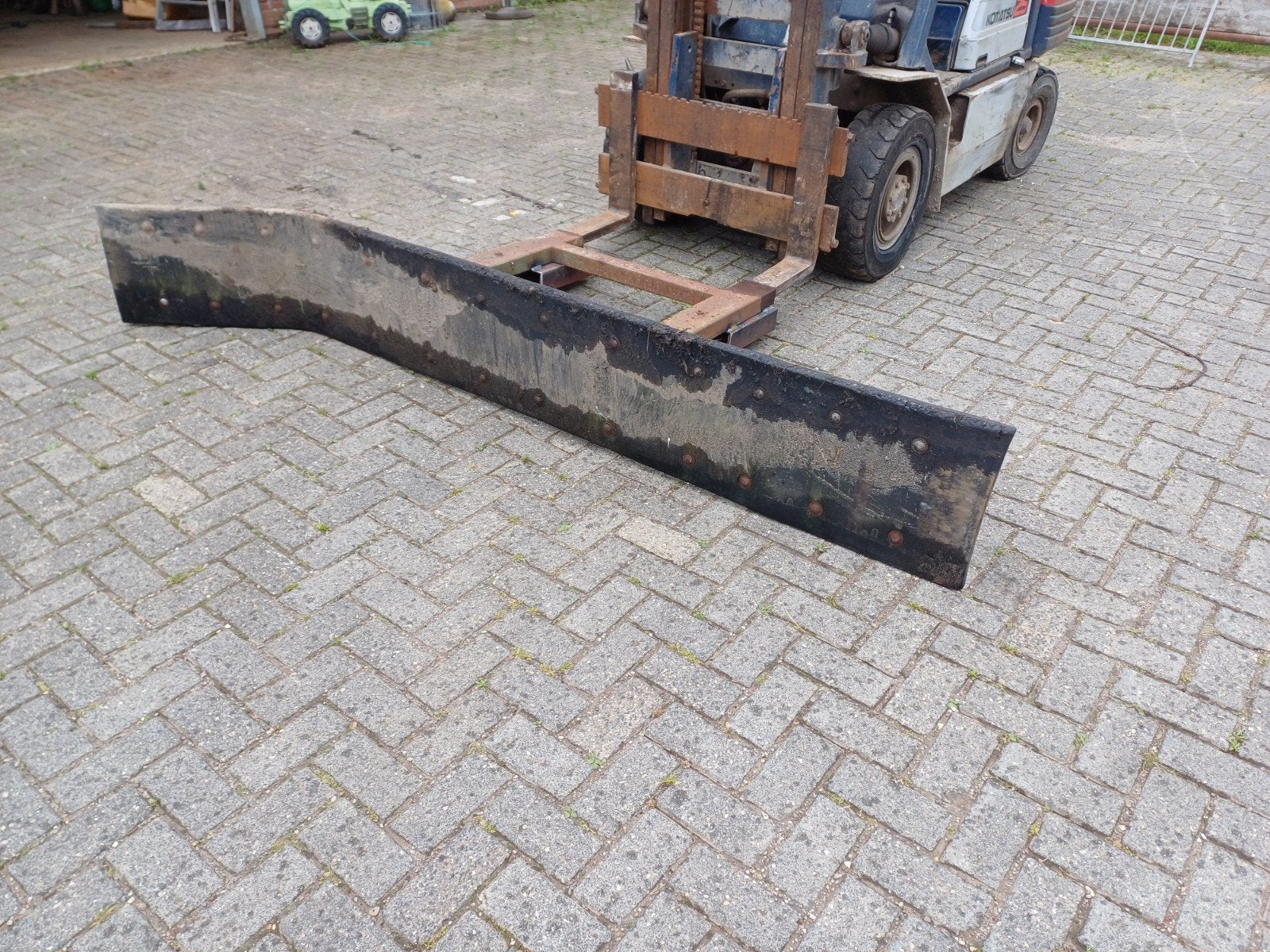 Schuifbord rubberschuif., Ophalen