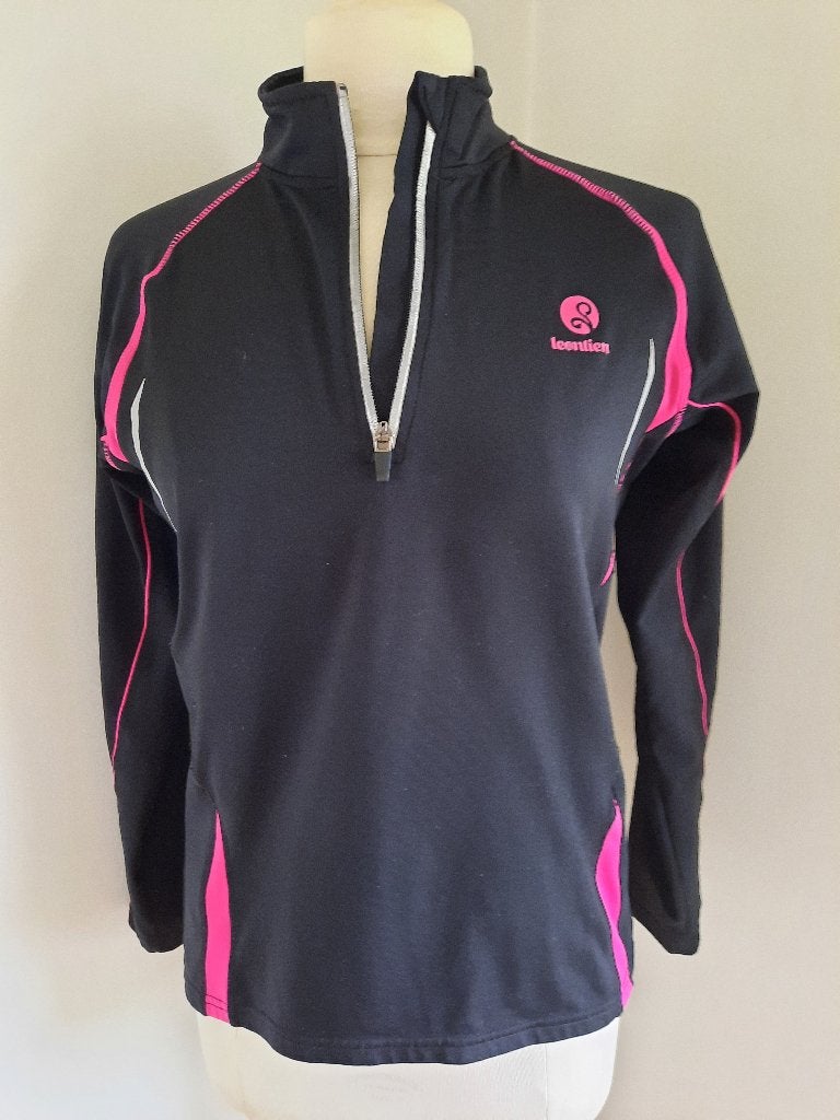 LEONTIEN sport shirt lange mouw zwart maat M - nieuw -, Maat 38/40 (M), Leontien, Zwart, Nieuw