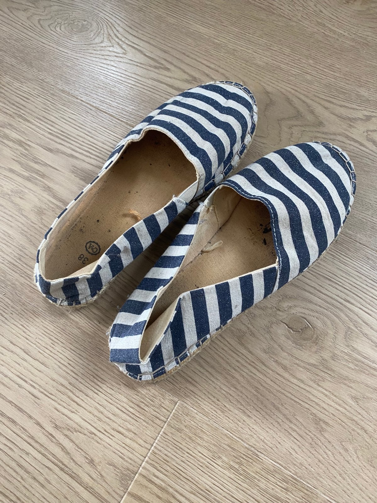 Espadrilles, Blauw, Ophalen of Verzenden, Espadrilles of Moccasins, Gedragen
