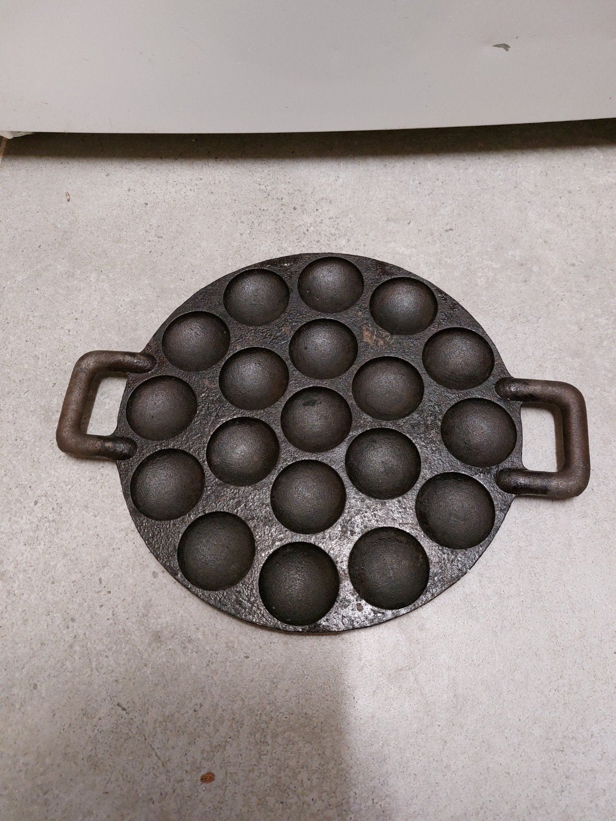 Koopmans meelfabriek poffertjesbakplaat  poffertjes, Huis en Inrichting, Keuken | Potten en Pannen, Ophalen of Verzenden, Gebruikt