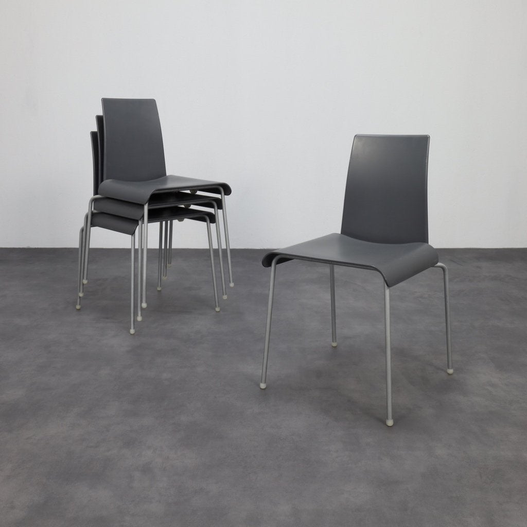B&B Italia Tama Stoelen Uwe Fischer Set 4, Ophalen, Italiaans Design, Zo goed als nieuw, Vier