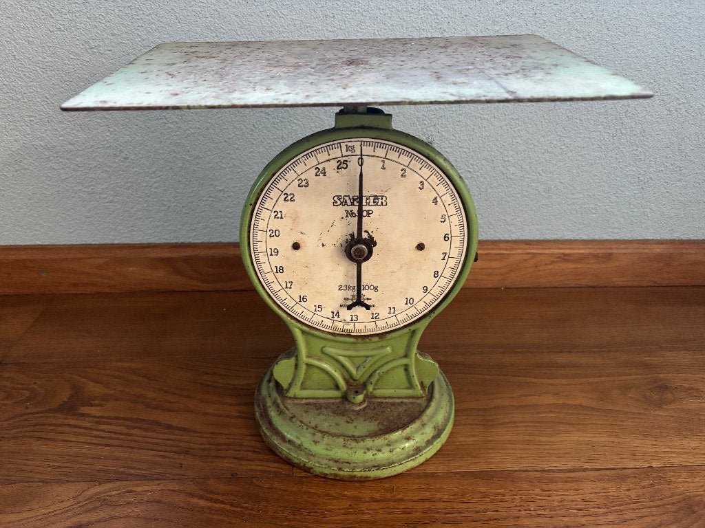 Weegschaal vintage, Ophalen, Gebruikt, Winkelweegschaal, Analoog