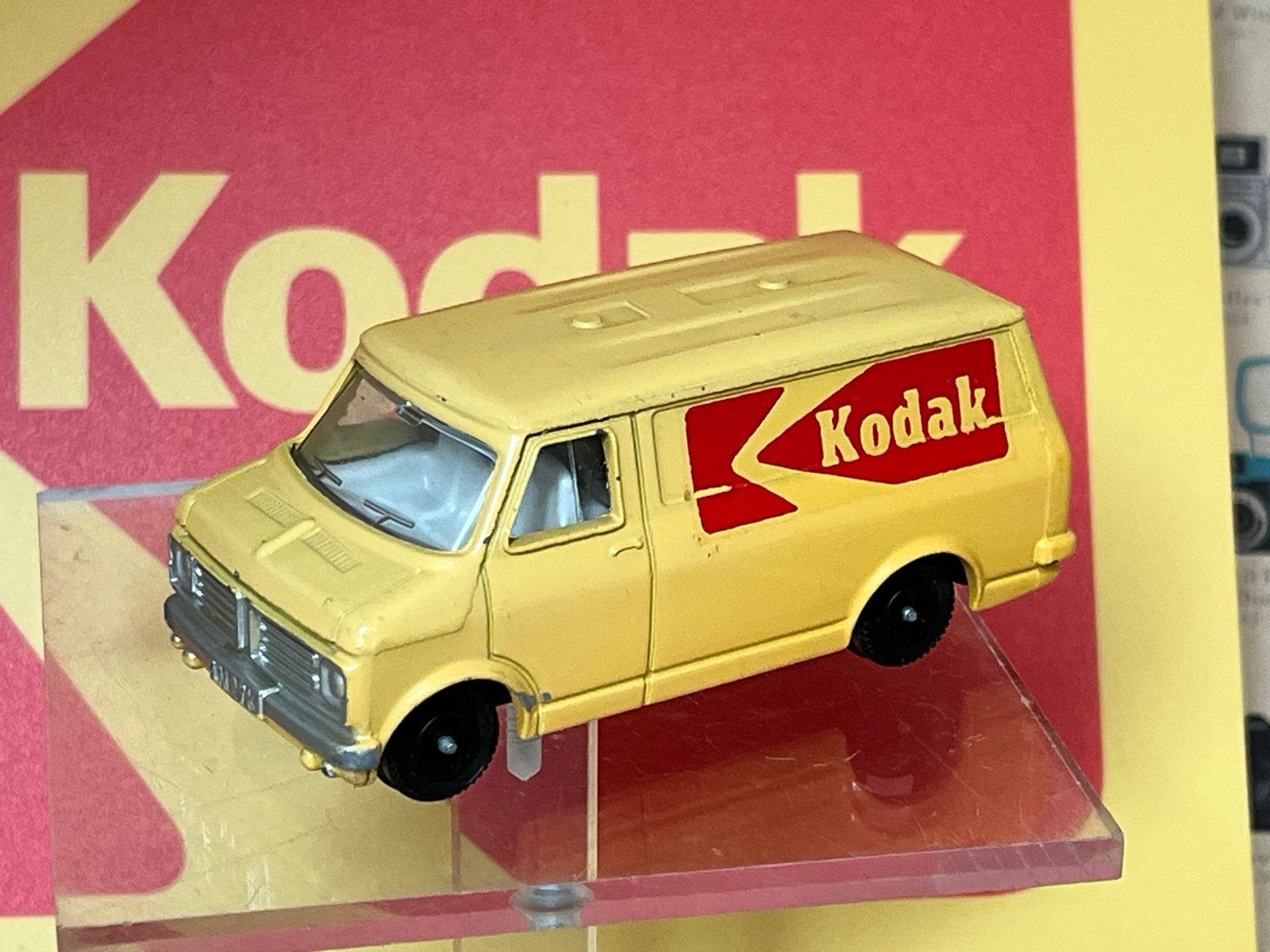 Dinky Toys Bedford Van Kodak - Vintage Modelauto, Ophalen of Verzenden, Gebruikt, 1:32 tot 1:50, Overige merken