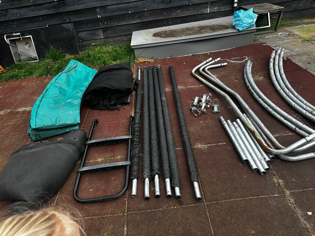 Trampoline onderdelen, Ophalen, Gebruikt