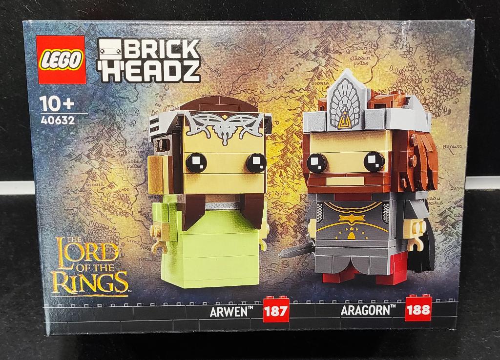 LEGO set 40632 – Aragorn & Arwen BrickHeadz – Nieuw in doos!, Info@lego.com, BrickHeadz, Lego, Nieuw