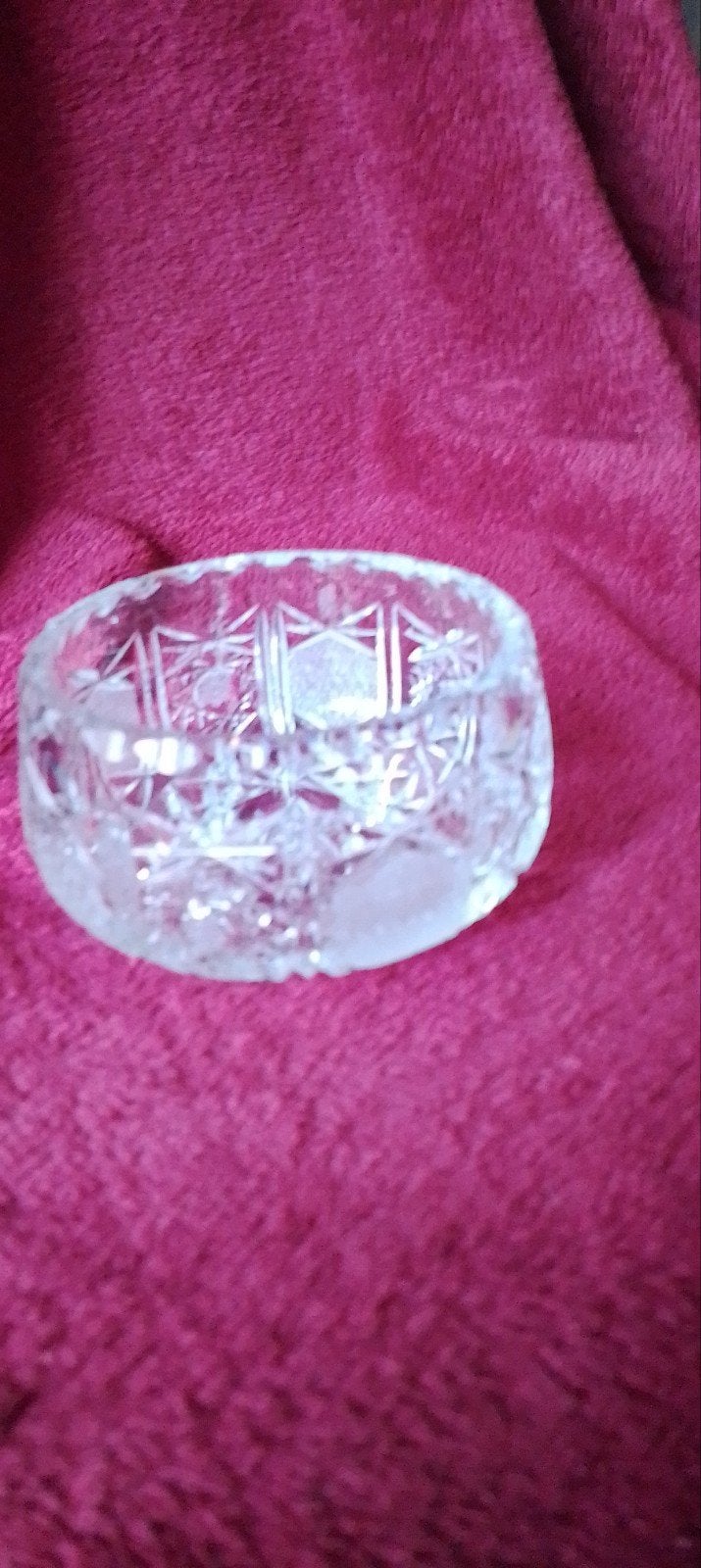 Kristallen schaal - Diameter 12cm, Ophalen of Verzenden