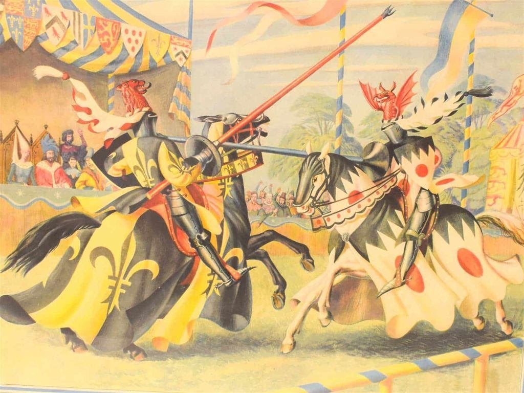 Ingelijste prent /poster 54002, Ophalen of Verzenden, Gebruikt, Minder dan 50 cm, Schilderij