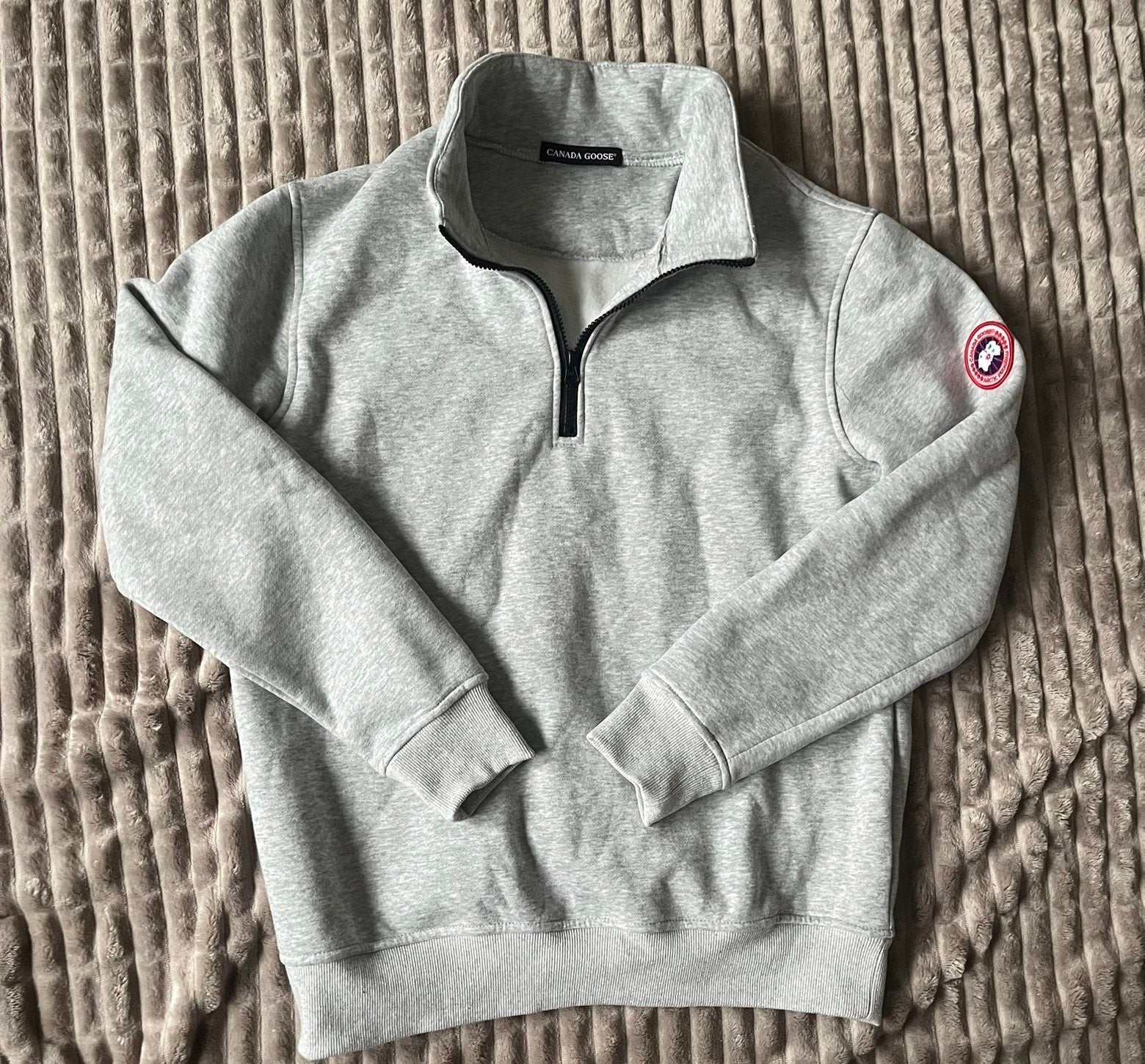 Canada Goose trui met rits - Zo goed als nieuw, Ophalen of Verzenden, Zo goed als nieuw, Grijs