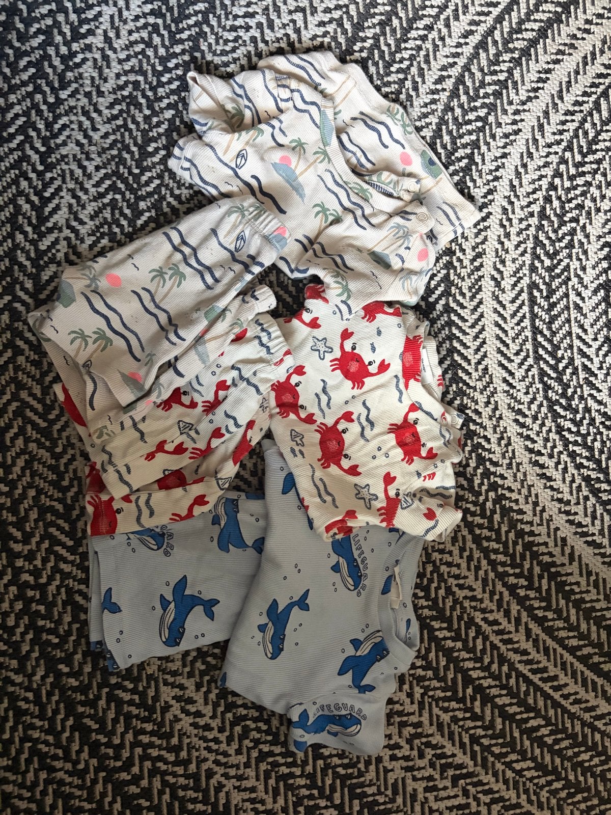 Feetje pyjama's shortama maat 80 - 3 stuks, Kinderen en Baby's, Ophalen of Verzenden, Gebruikt, Jongetje of Meisje