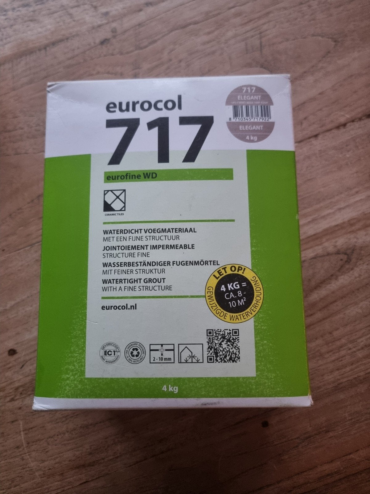 Nieuw pak Eurocol 717 Elegant voegmateriaal, Doe-het-zelf en Verbouw, Ophalen of Verzenden, Nieuw