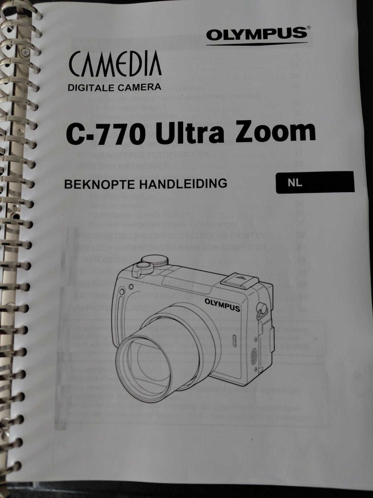 Olympus C-770 Ultra Zoom Digitale Camera met Accessoires, Gebruikt, Ophalen of Verzenden, Olympus, Compactcamera