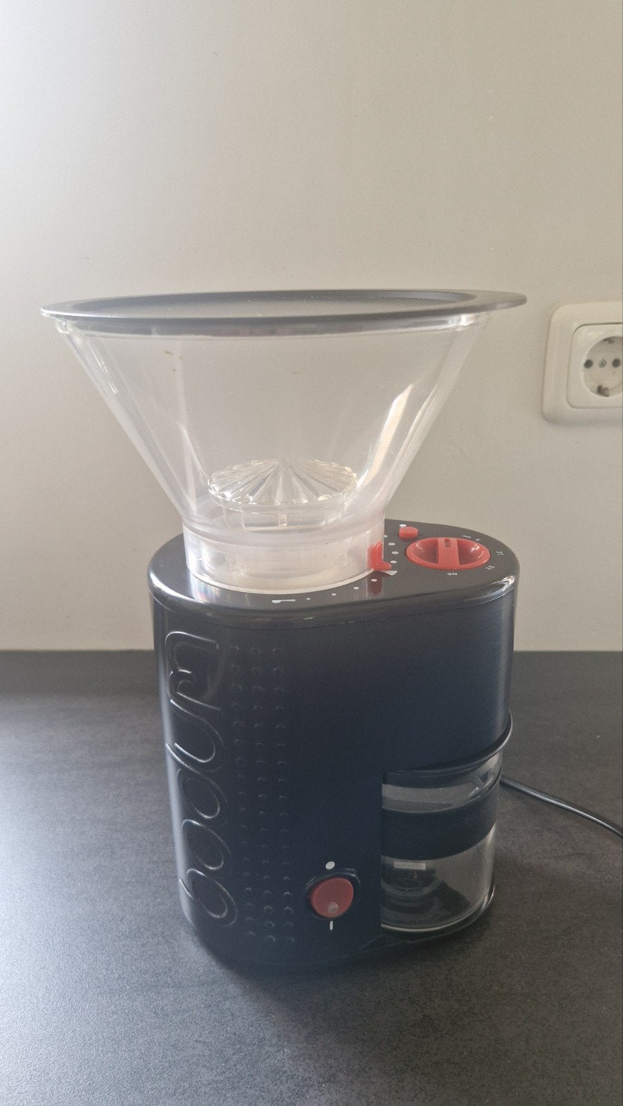 koffiemolen Bodum, Gebruikt, Kunststof, Bodum, Ophalen of Verzenden