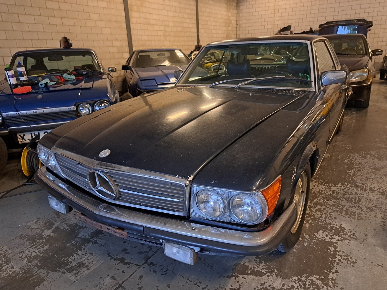 superzeldzame mercedes 500 slc!maar 1100 stuks gebouwd!, Automaat, Mercedes-Benz, Bedrijf, Te koop
