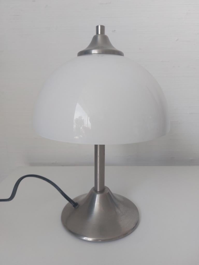 Gispen Tafellamp Art Deco, Gebruikt, Ophalen of Verzenden, Glas, Minder dan 50 cm
