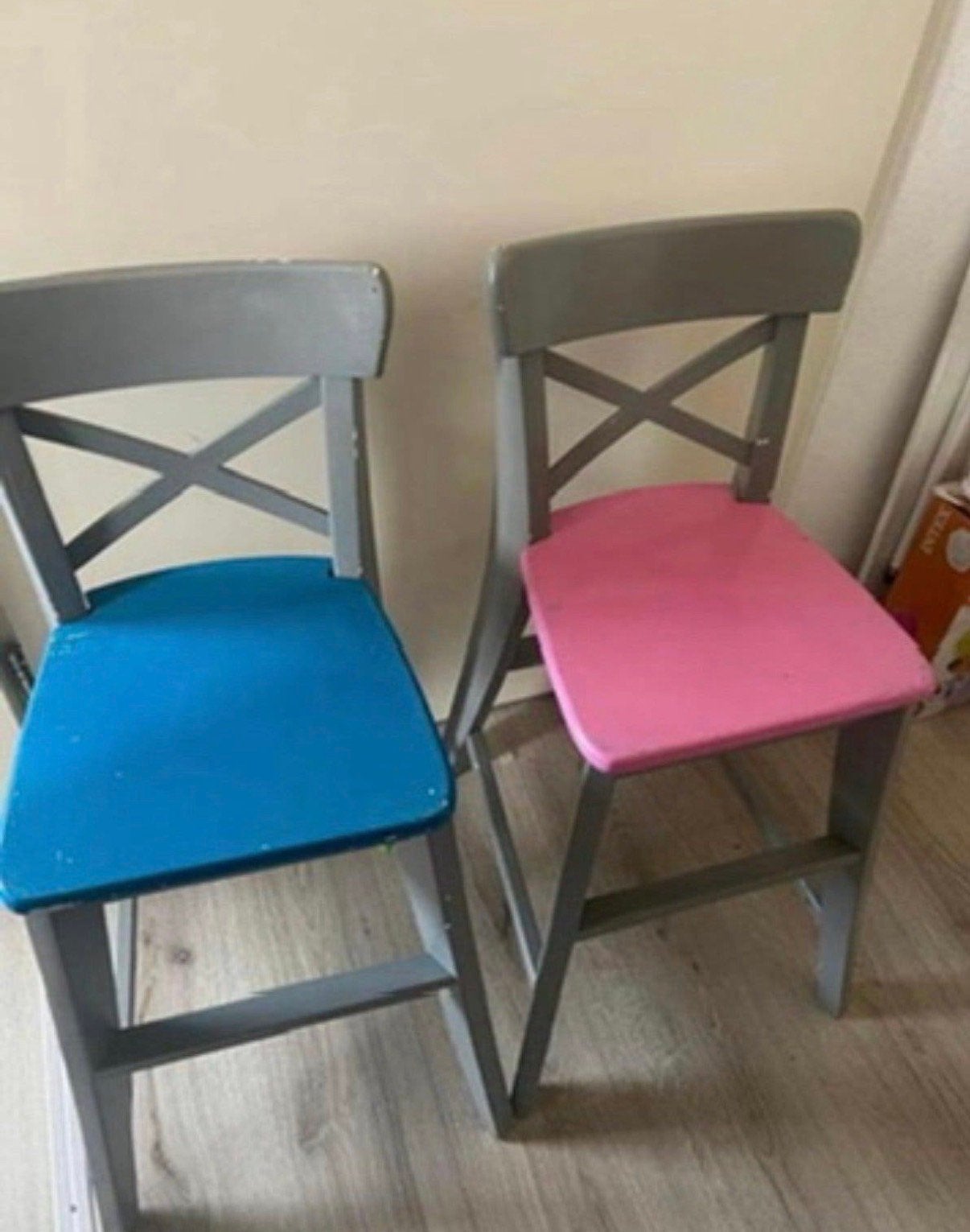Ikea golf stoelen 2 stukee, Ophalen, Gebruikt